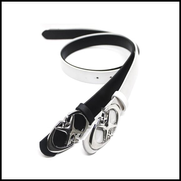 PU Leather Belt with Star Metal Buckle Y2k Gothic Punk Accessory